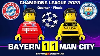 Bayern vs Manchester City 1-1 (1-4) • Champions League 2023 All Goals & Hіghlіghts in Lego Football