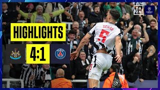 Newcastle United - Paris Saint-Germain | UEFA Champions League | DAZN Highlights