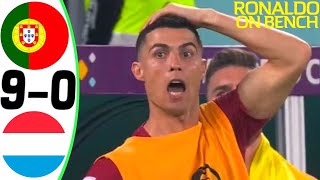 Portugal vs Luxembourg 9-0 - All Goals and Highlights - 2023 🤯 RONALDO