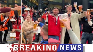 FC Copenhagen hand out free beer to Sevilla fans in Champions League