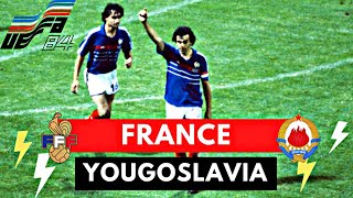 France vs Yugoslavia 3-2 All Goals & Highlights ( 1984 UEFA EURO )
